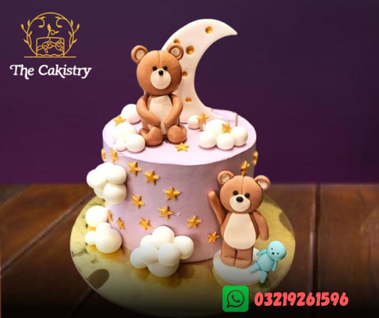 Bear Theme Birthday Cake The Cakistry