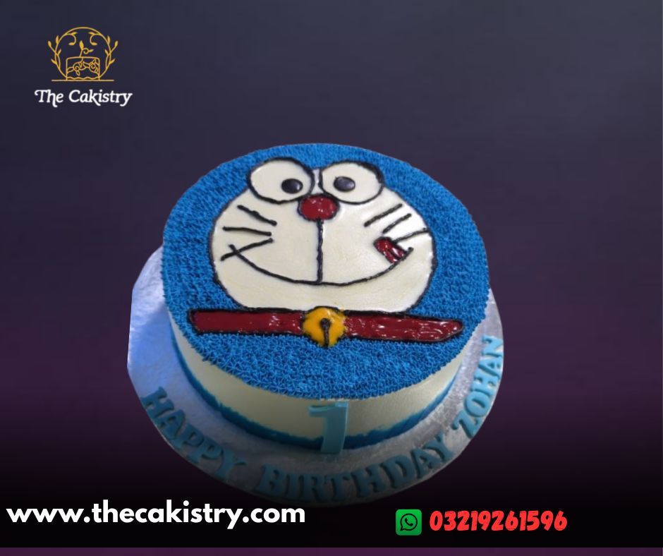 Doreamon Cartoon theme Cake from The Cakistry - frontal