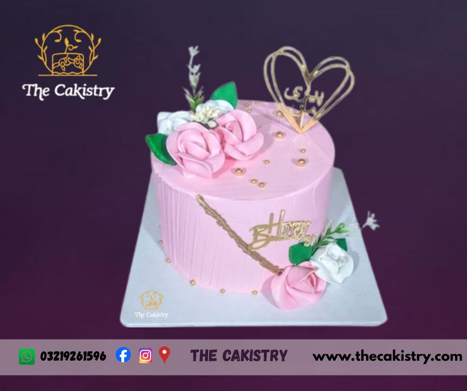 Floral Cake for Mom from The Cakistry