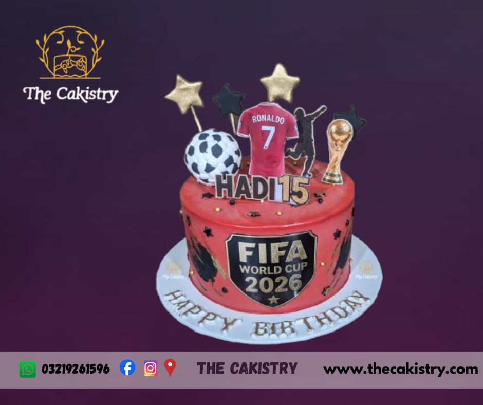 Football Fan Cake from The Cakistry