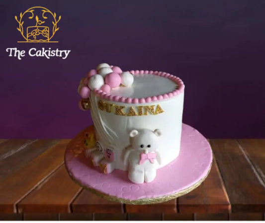Bear theme cake for girl The Cakistry