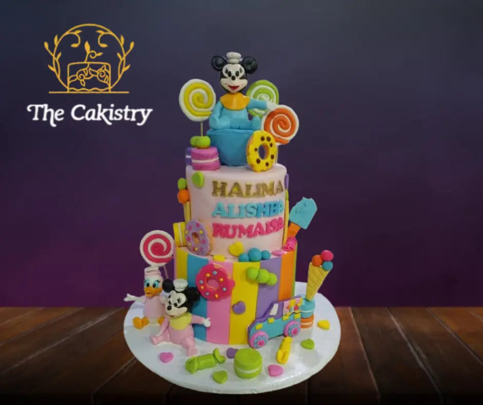 Colorful Disney Cake The Cakistry