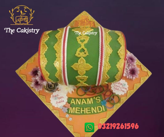 Grand Dholki Cake The Cakistry