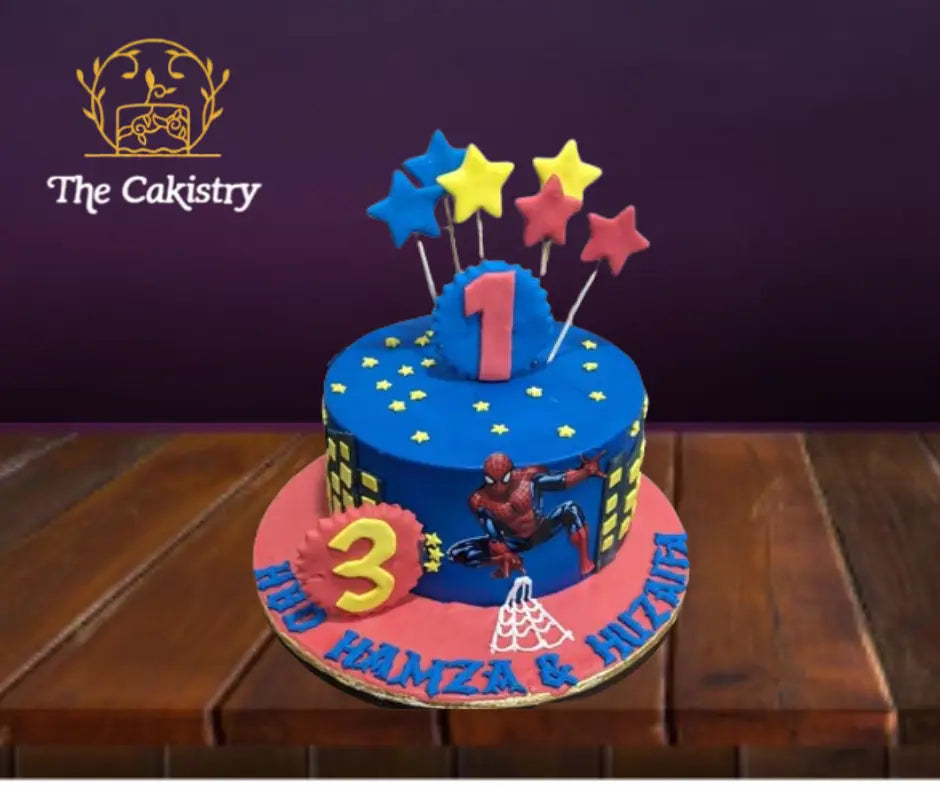 Colorful Spiderman Cake The Cakistry