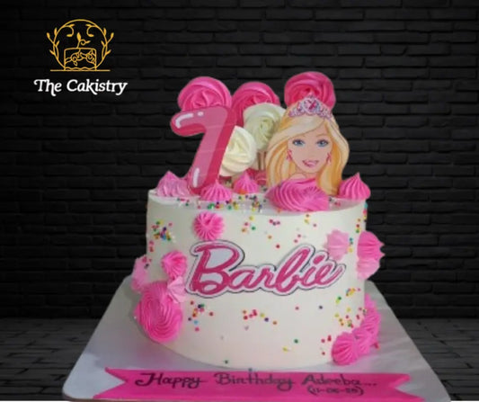 Barbie Girl Cake from The Cakistry - frontal