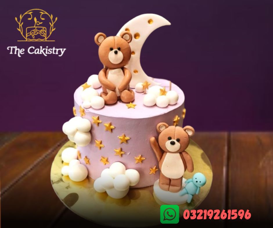 Bear Theme Birthday Cake The Cakistry
