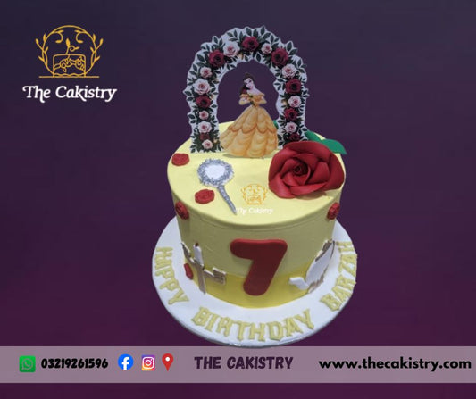 Beauty and the Beast Themed Cake from The Cakistry