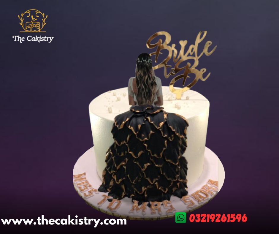 bride to be cake in Karachi From The Cakistry - frontal