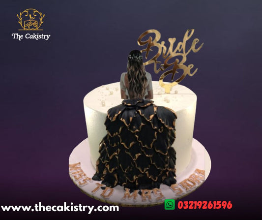 bride to be cake in Karachi From The Cakistry - frontal