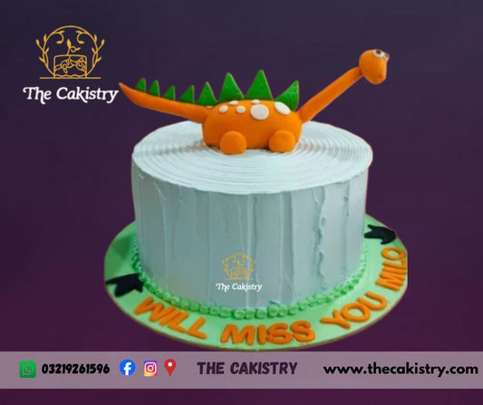 dinosaur theme cake from The Cakistry