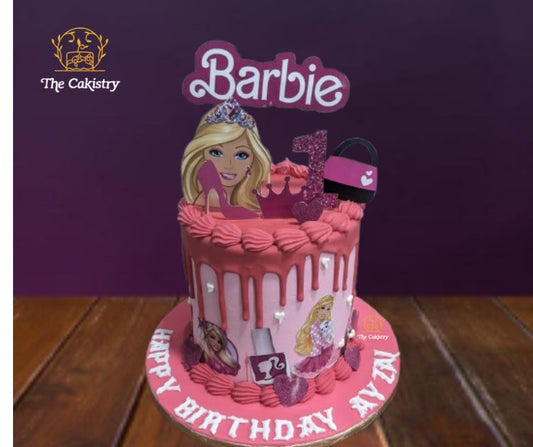 Elegant Barbie Themed Cake from The Cakistry