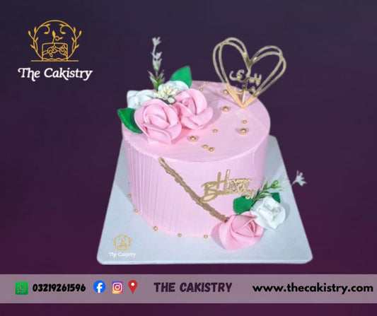 Floral Cake for Mom from The Cakistry
