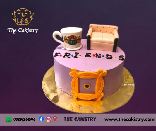 Friends Theme Cake from The Cakistry