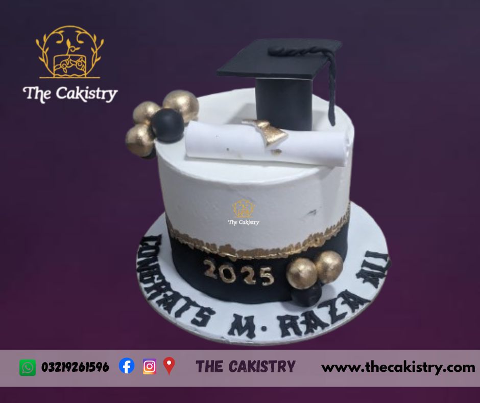 Graduation Cake from The Cakistry in Karachi