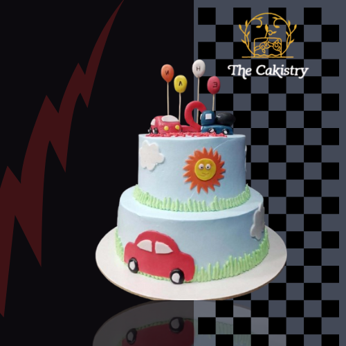 Kids Car Cake from the cakistry frontal