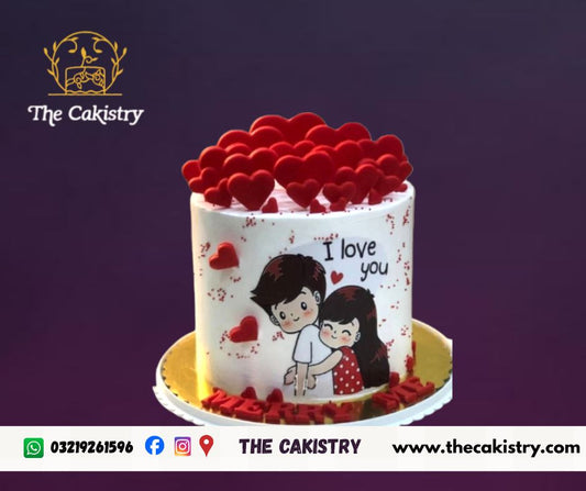 Love Birds Cake from The Cakistry