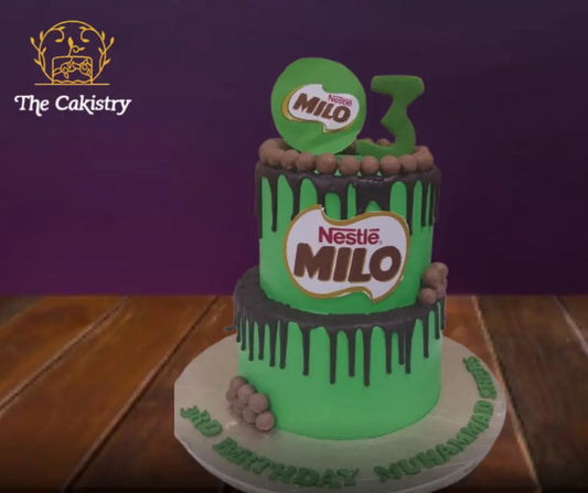 Milo themed cake The Cakistry