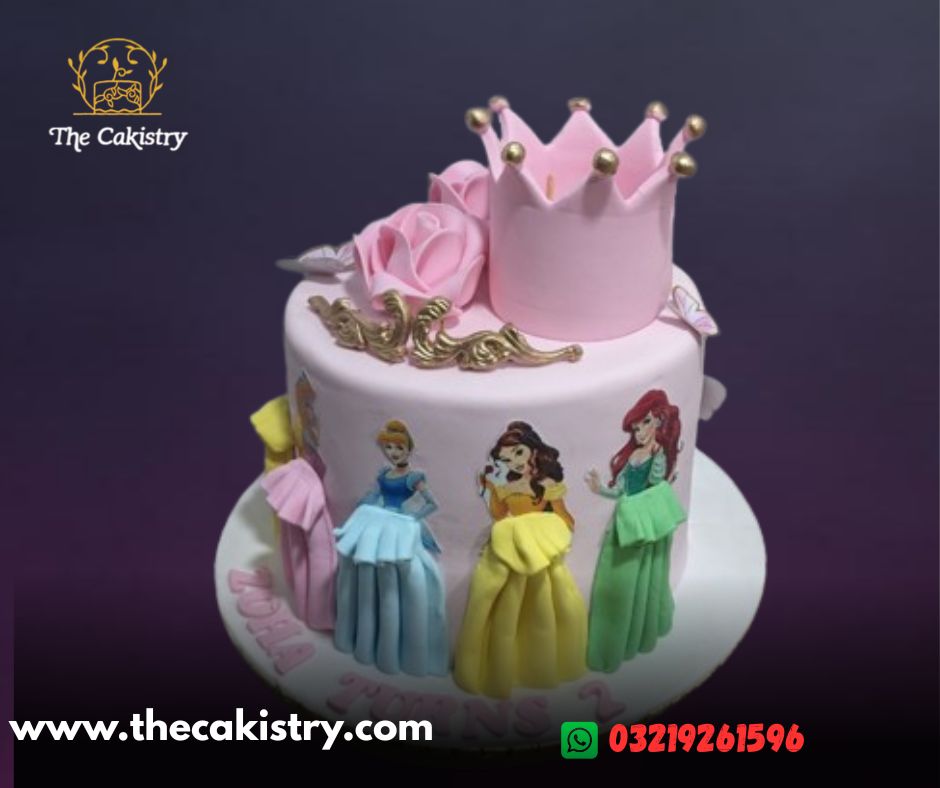 Princess theme Cake by The Cakistry - Frontal
