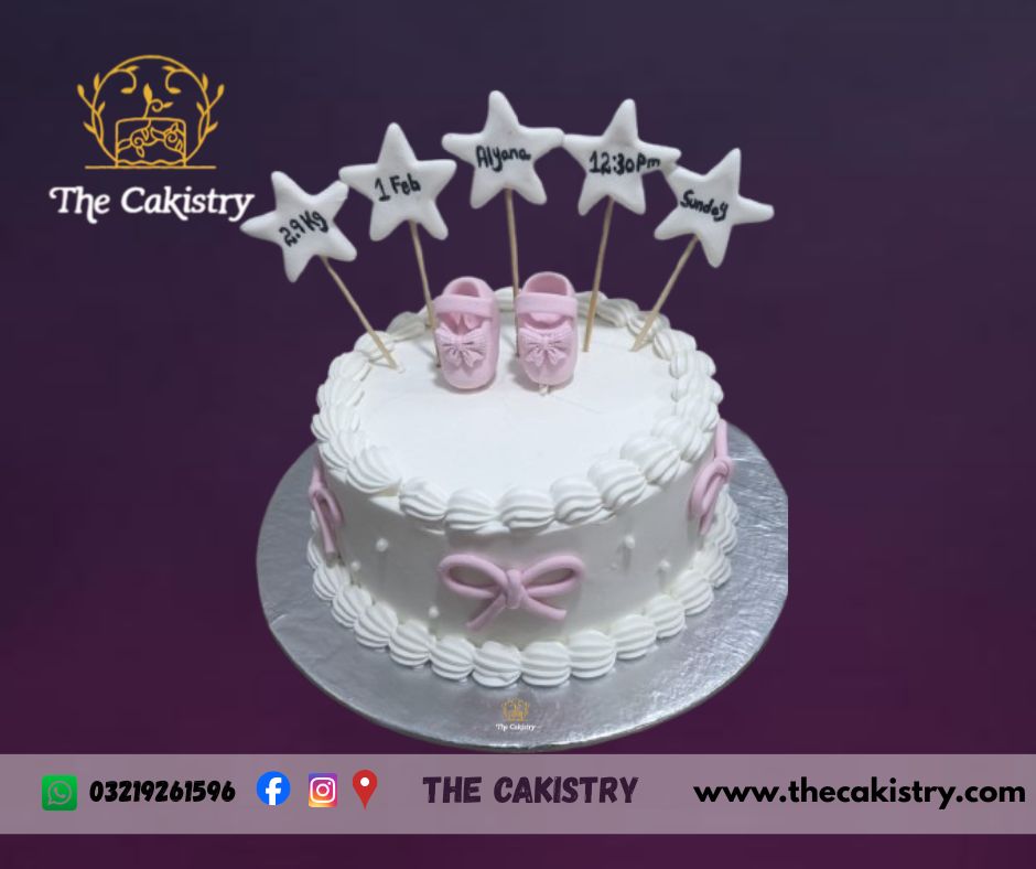 Smash cake for Baby Girl from The Cakistry