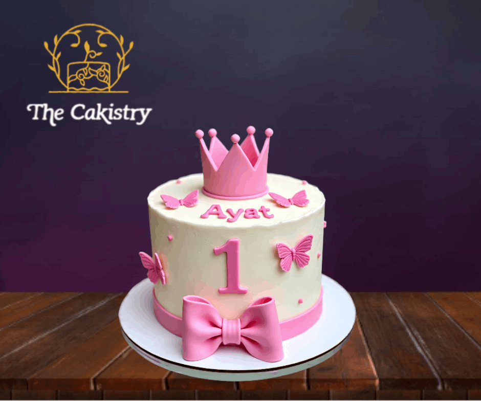 Pink bow cake The Cakistry