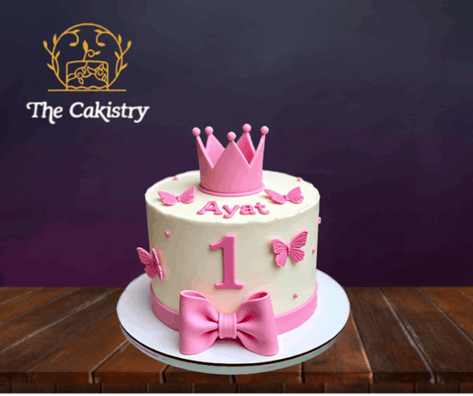 Pink bow cake The Cakistry