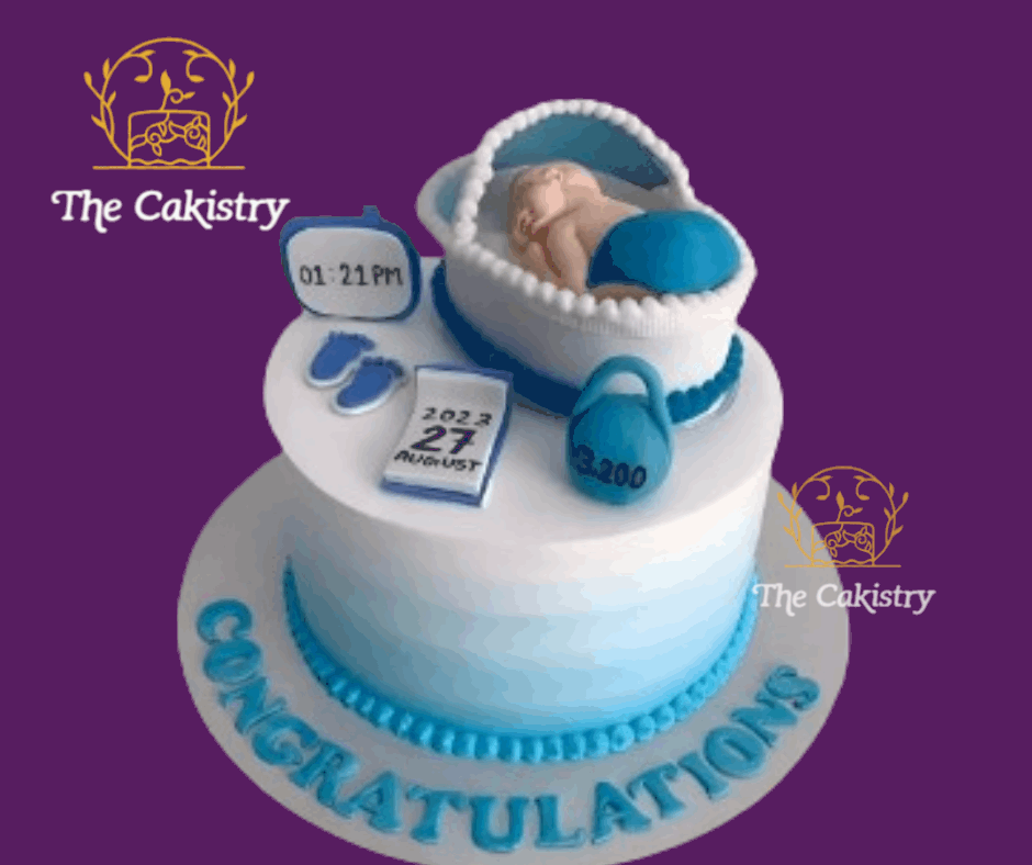 Simple Baby Shower Cake The Cakistry