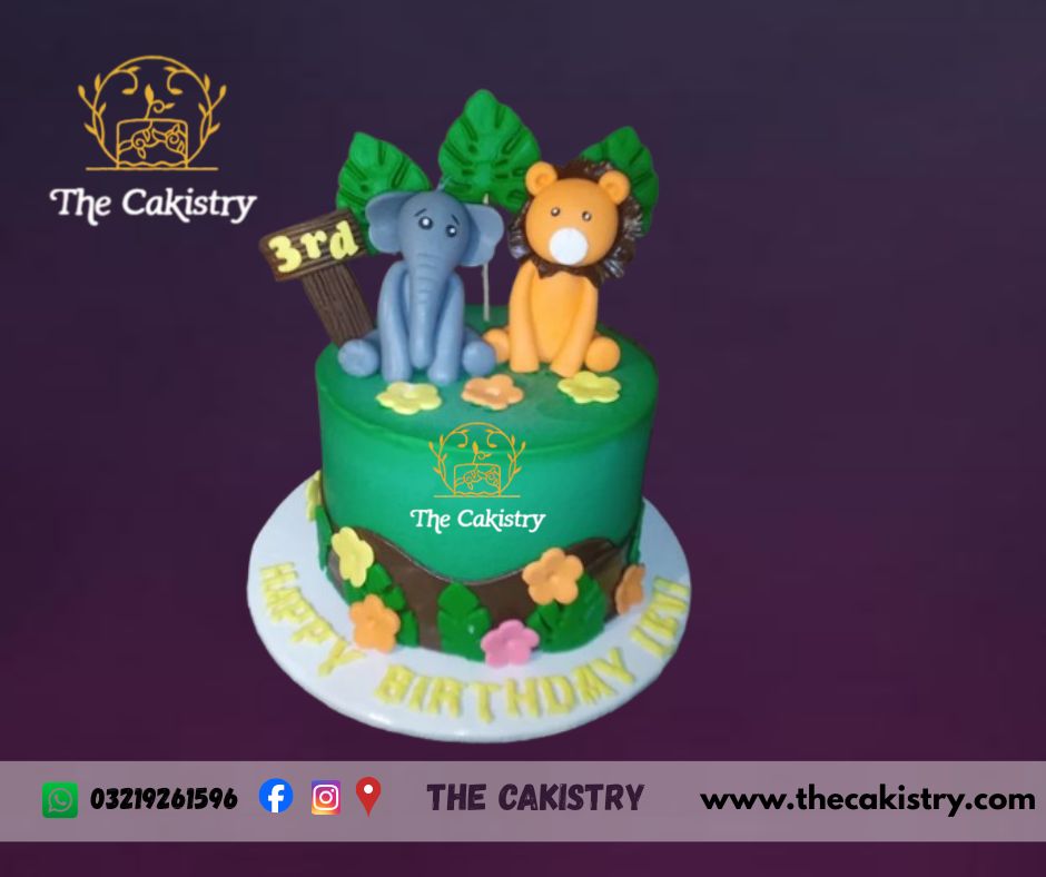 Wild One Animal Cake from The Cakistry