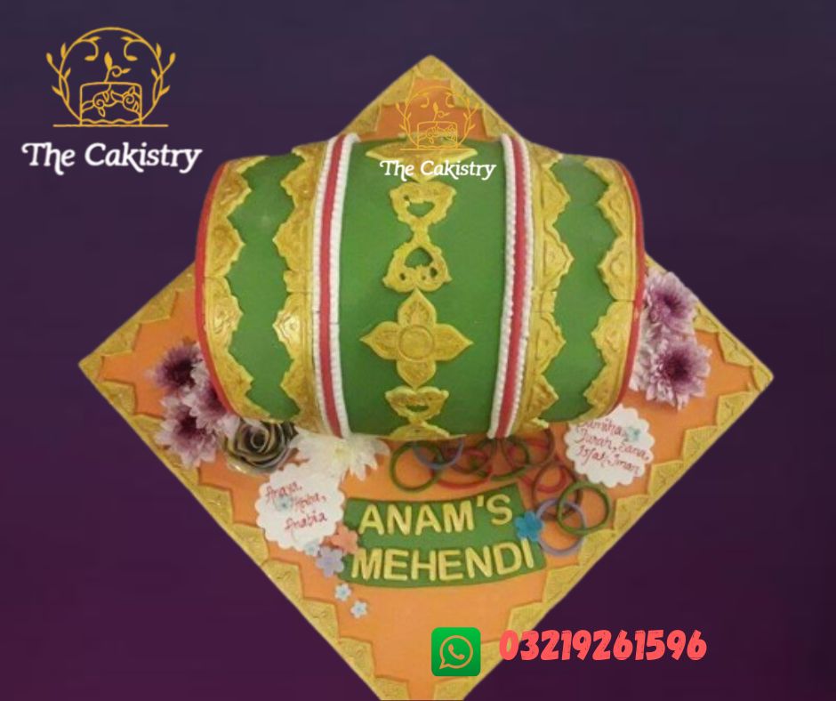 Grand Dholki Cake The Cakistry