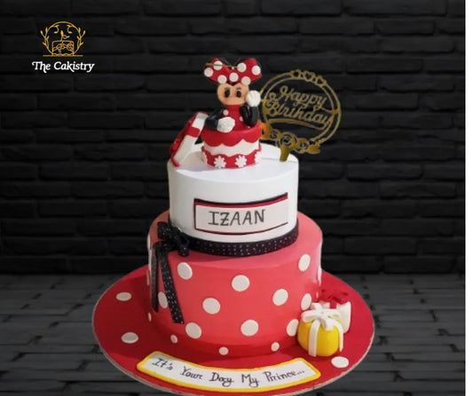 Minnie mouse  playful cake The Cakistry