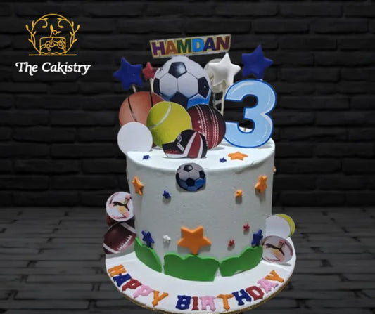 Sports cake for boy The Cakistry